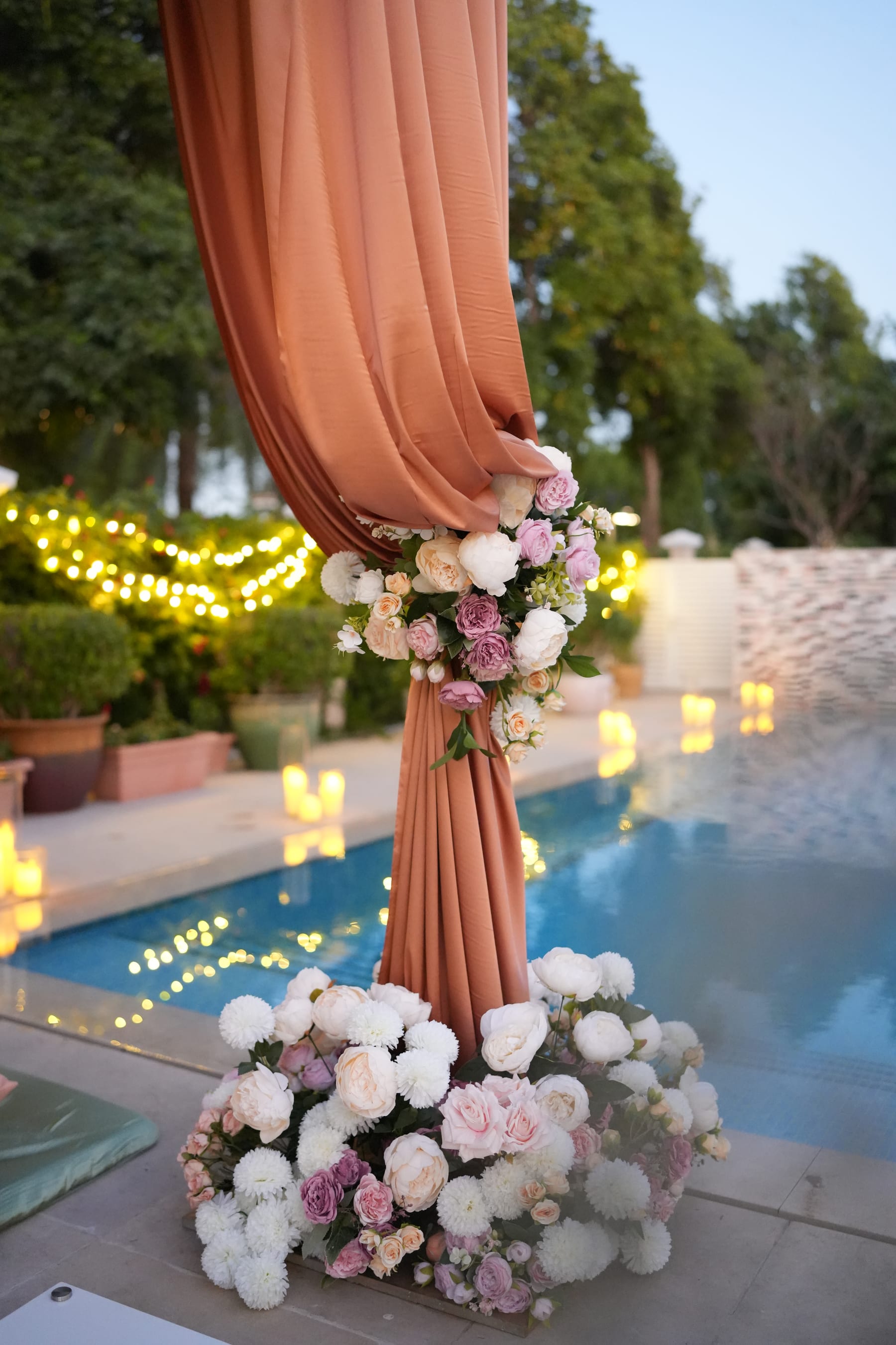 Floral installations for Dubai venues