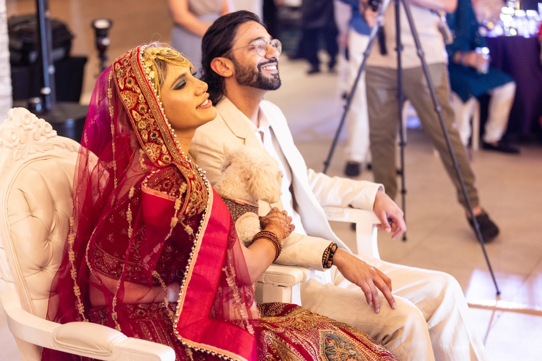 Tania & Saurav — celebration frame