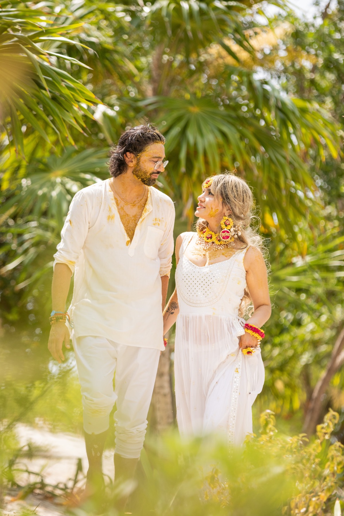 Tania & Saurav — celebration frame