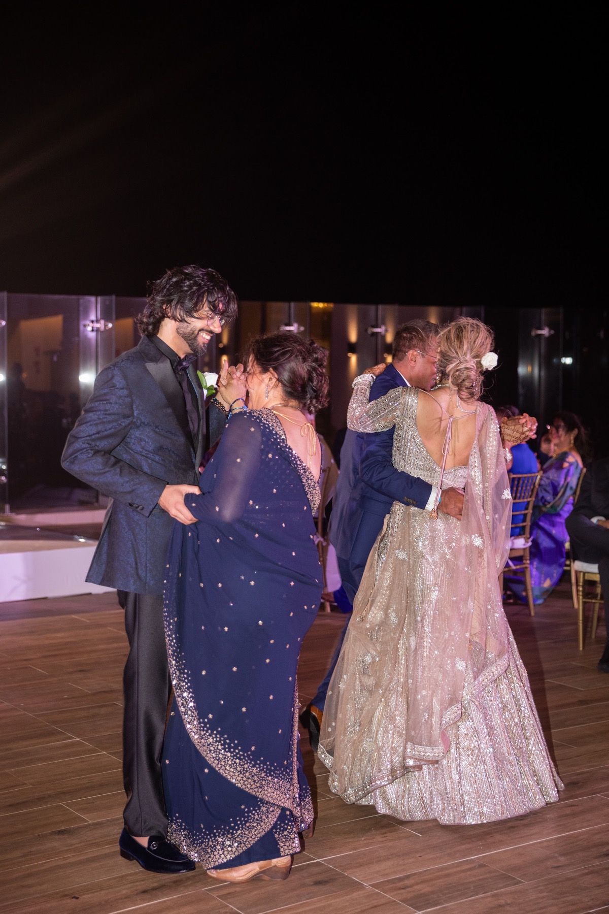 Tania & Saurav — celebration frame
