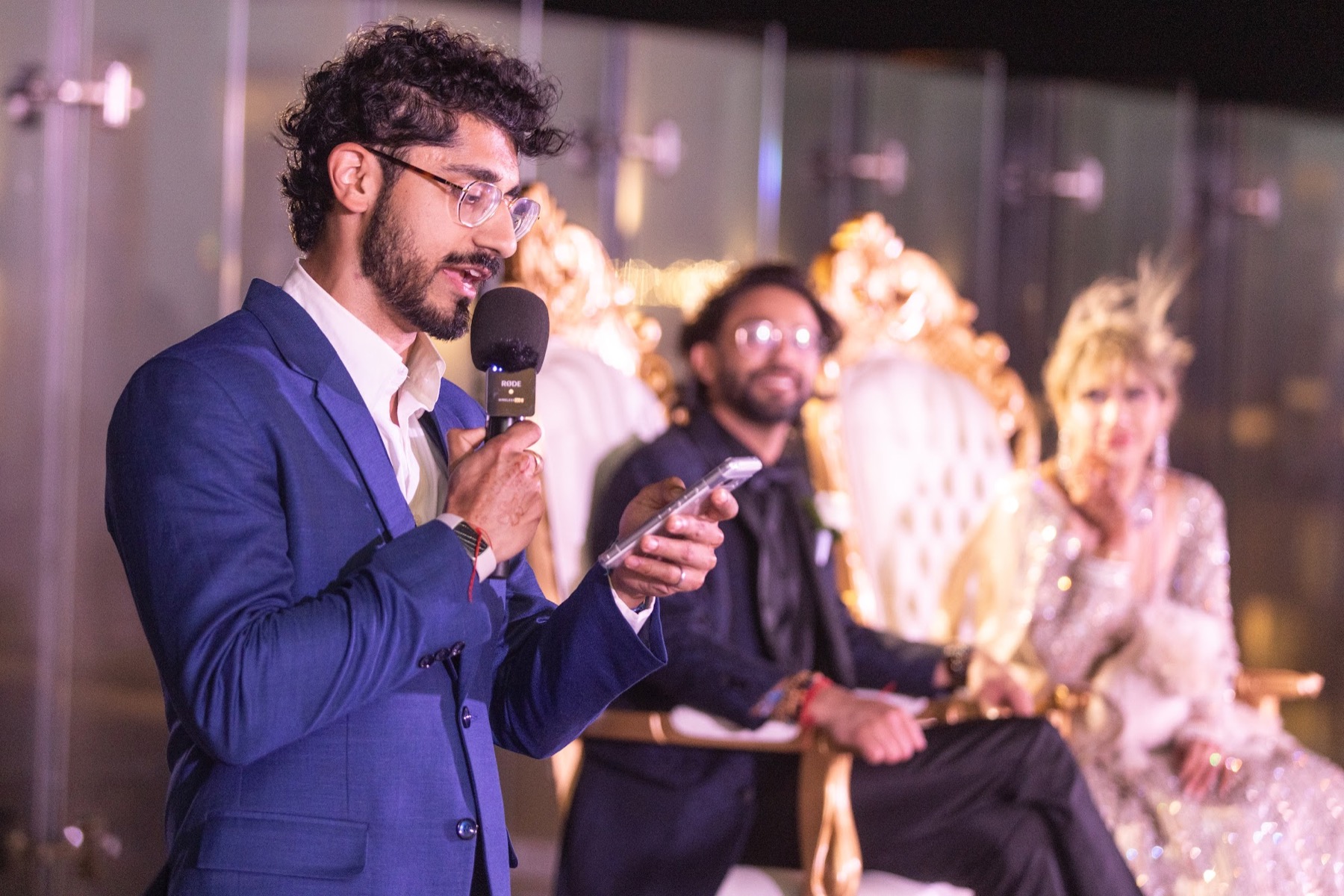 Tania & Saurav — celebration frame