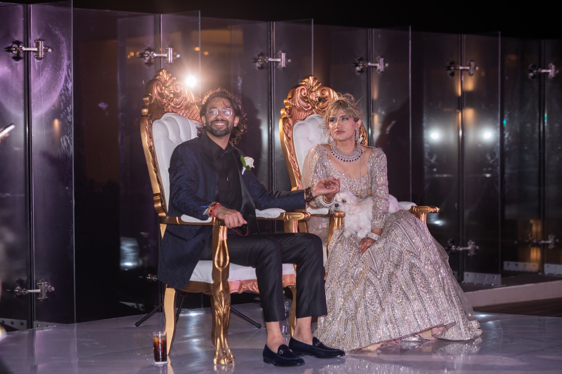 Tania & Saurav — celebration frame