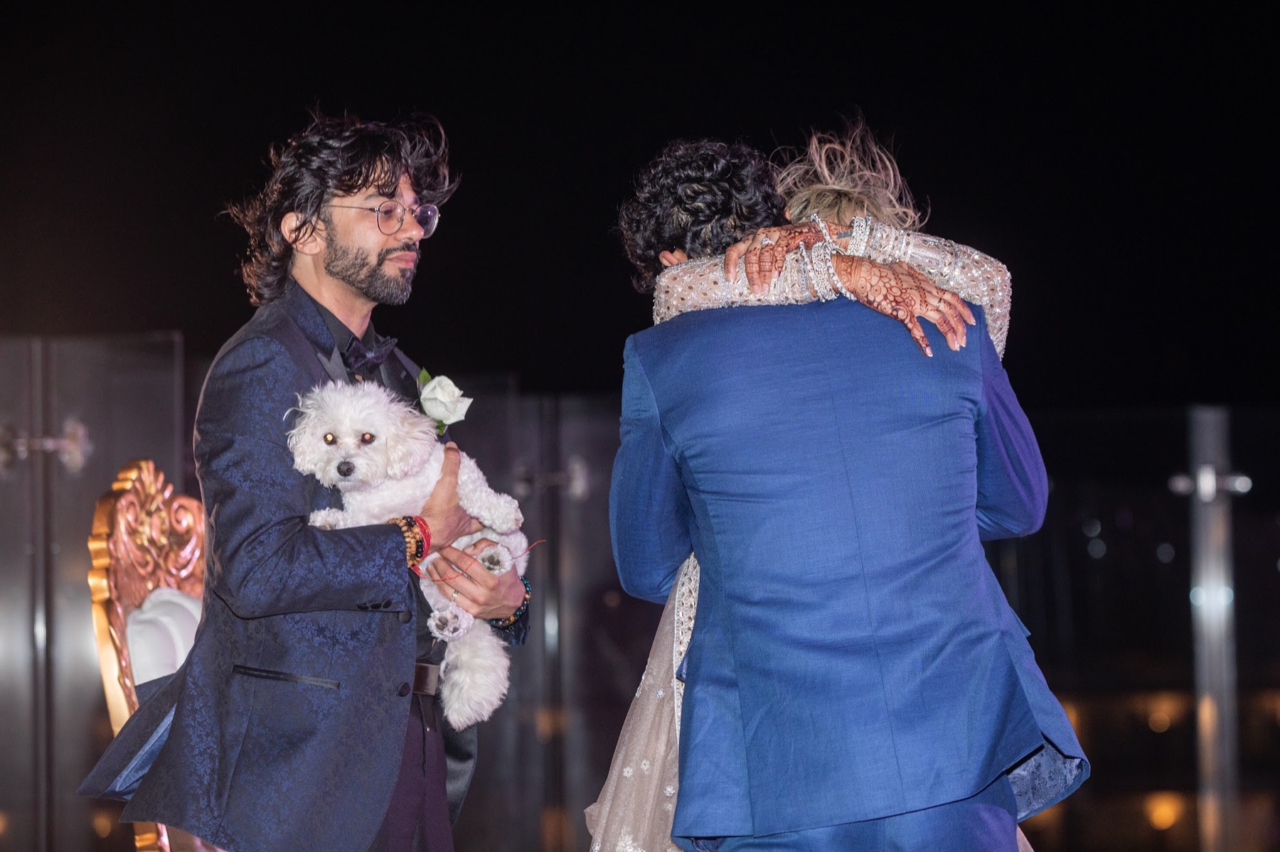 Tania & Saurav — celebration frame