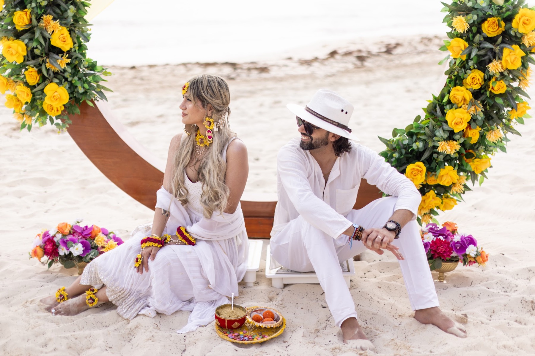 Tania & Saurav — celebration frame