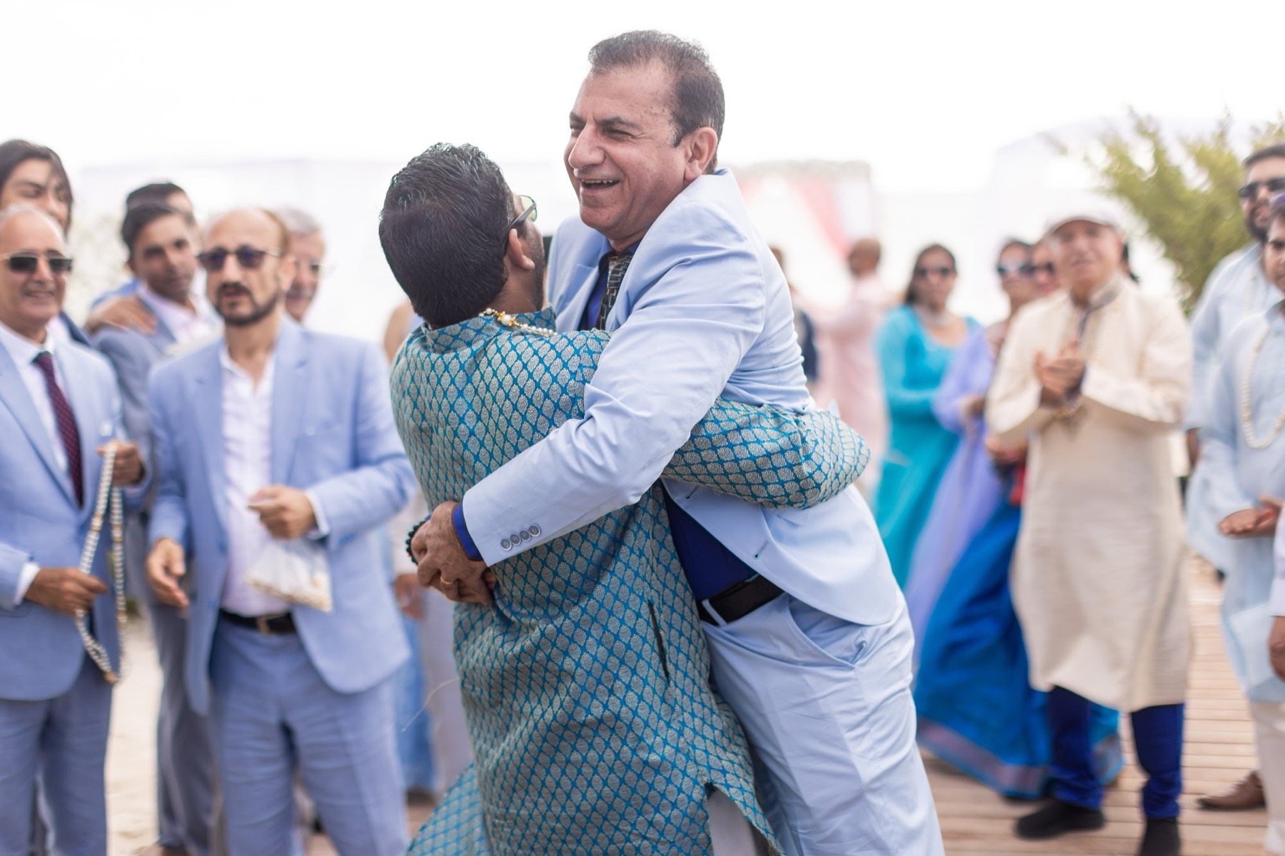 Tania & Saurav — celebration frame