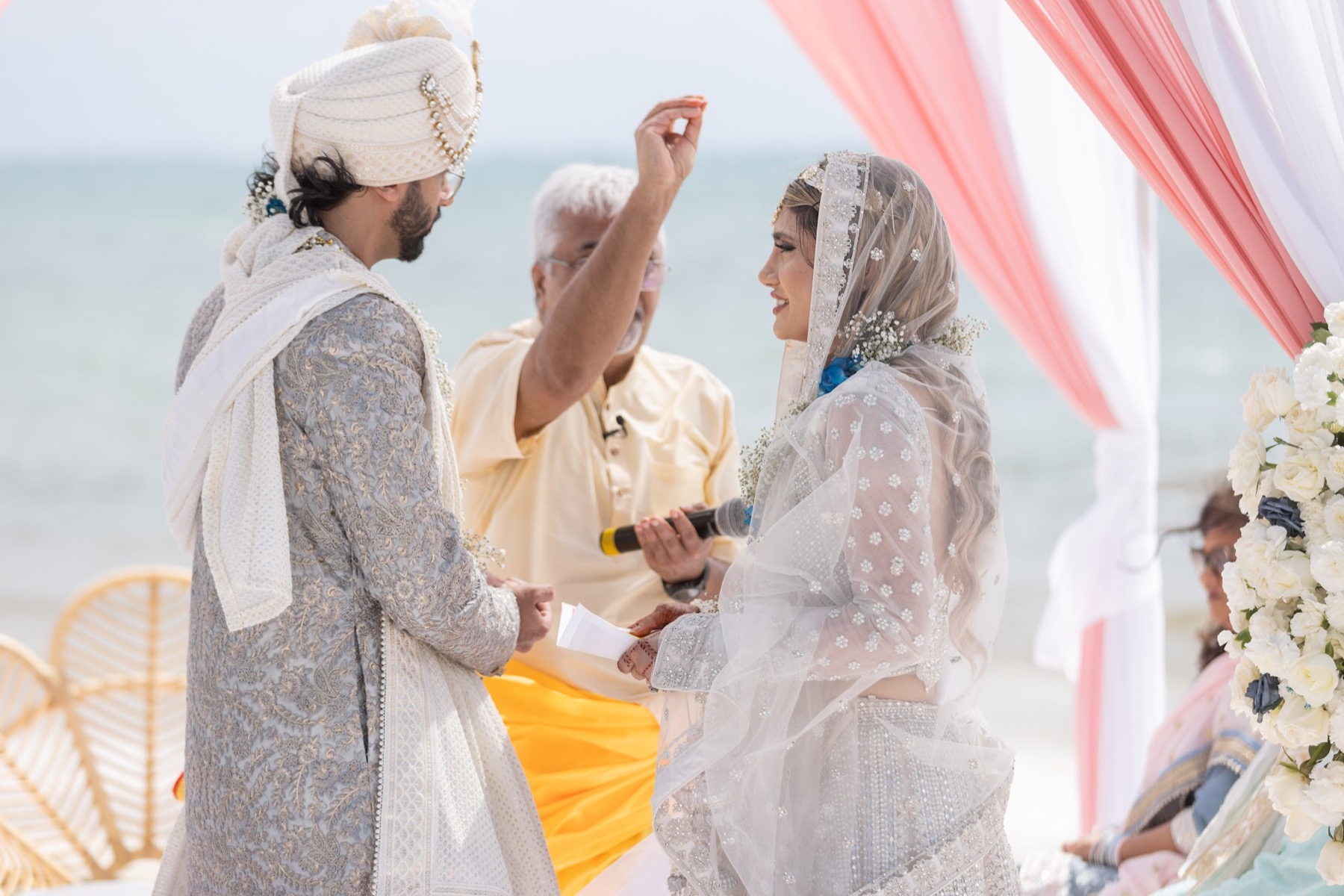 Tania & Saurav — celebration frame