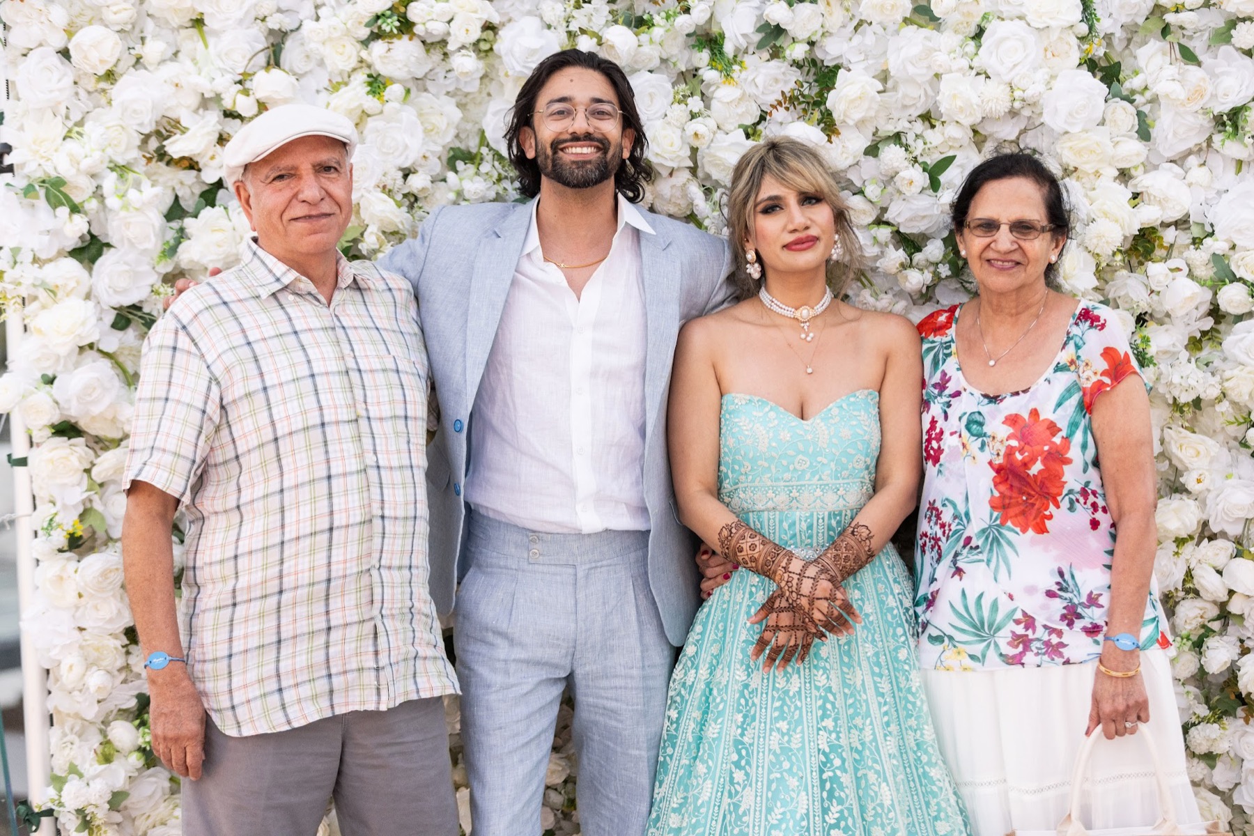 Tania & Saurav — celebration frame